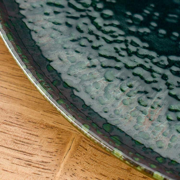 Обеденная тарелка Голубая лагуна Blue Lagoon Dinner Plate