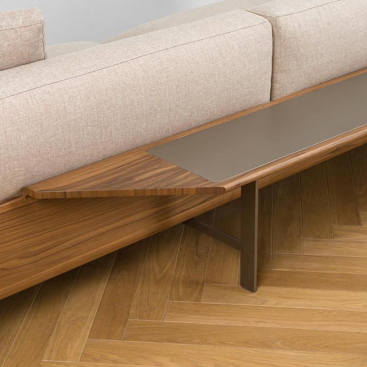 Угловой диван Позитано с полкой за спинкой Positano Group With Shelf