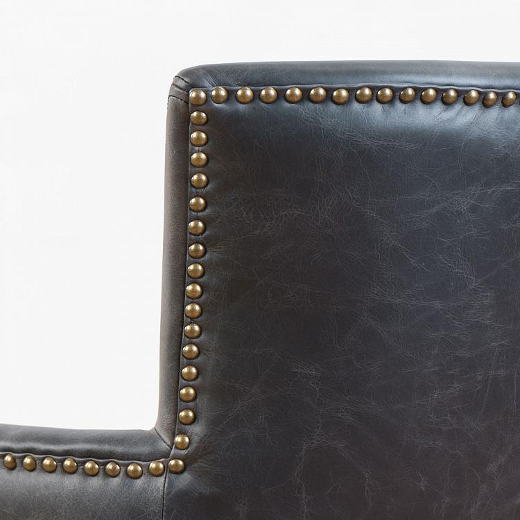 Стул Ньюпорт с подлокотниками, чёрные ножки Newport Dining Chair, Oak Black