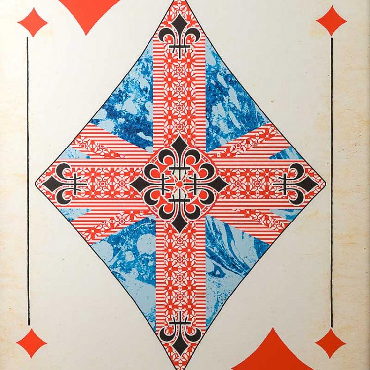 Картина-принт Бубновый Туз Cards Aces Diamonds