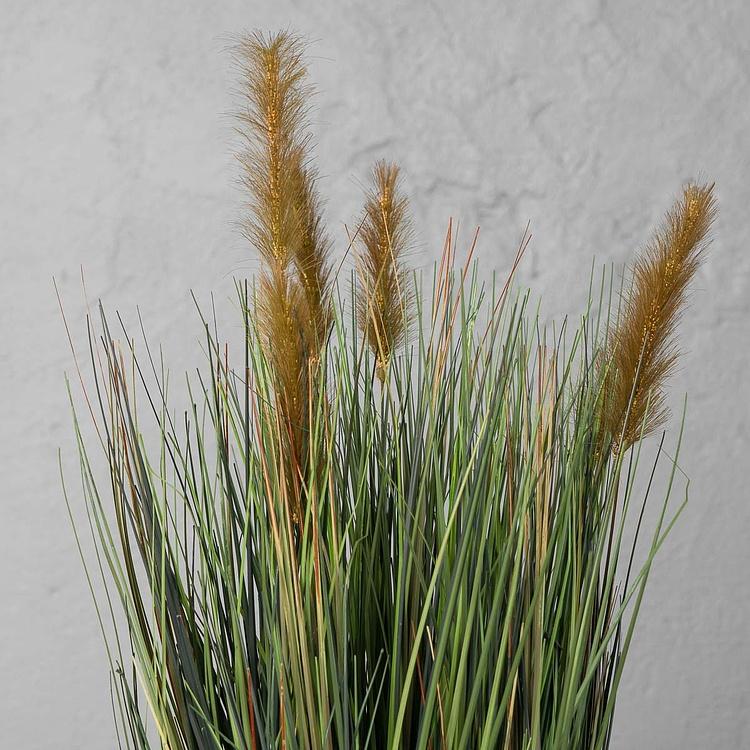 Искусственная кустовая осока с коричневыми султанами Sedge Bush With Brown Sultans 60 cm