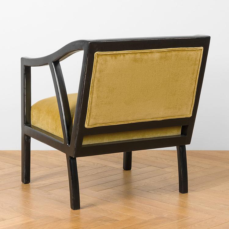 Кресло бархатное Сафари Embroidered Armchair