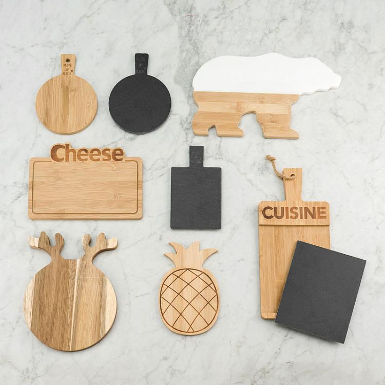 Сервировочная доска из бамбука Сыр Cheese Bamboo Tray