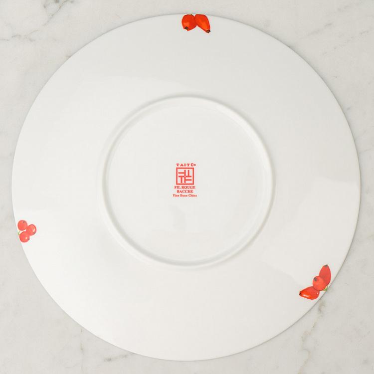 Десертная тарелка Красная нить ягоды Fil Rouge Bacche Dessert Plate