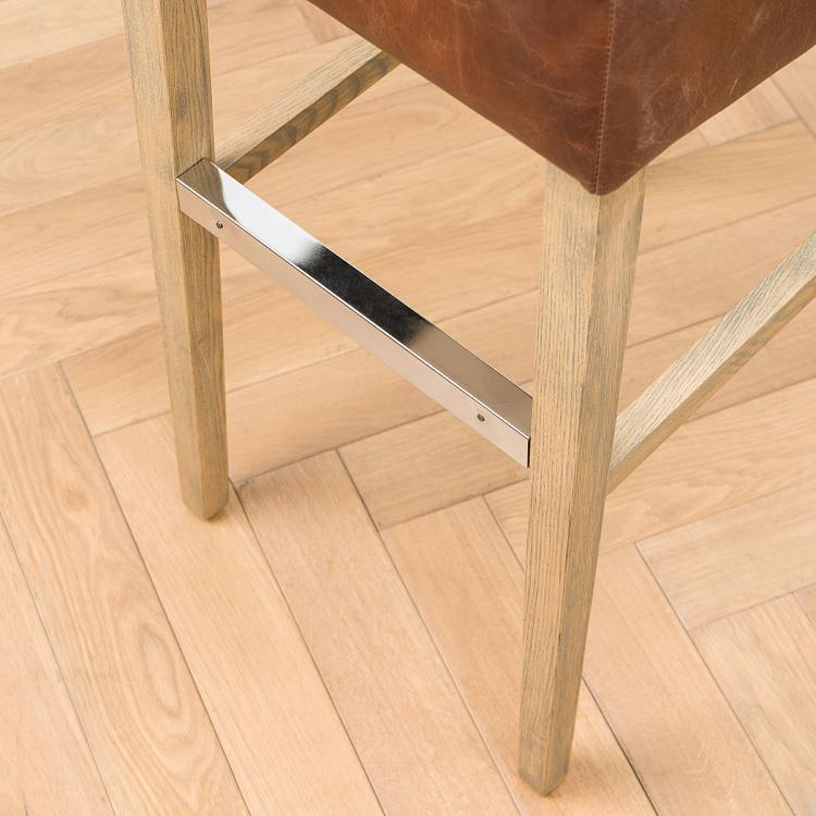 Барный стул Негрони, светлые ножки Negroni Barstool, Oak Brown