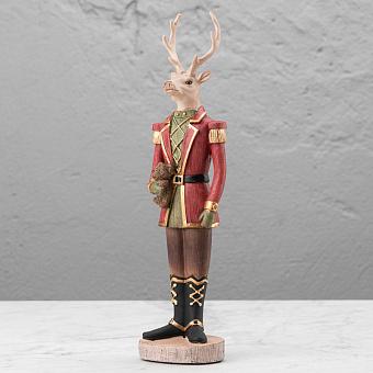 Figure Deer With Teddy Bear 37,5 cm