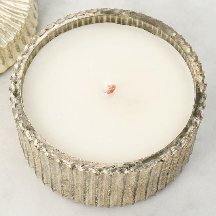 Соевая аромасвеча в стакане из ртутного стекла Эрл Грей Mercury Finish Soy Wax Candle Earl Grey