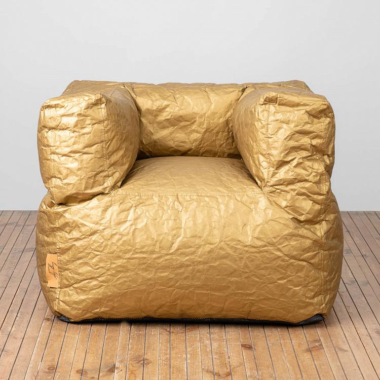 Золотое кресло Одеон Odeon Armchair Gold