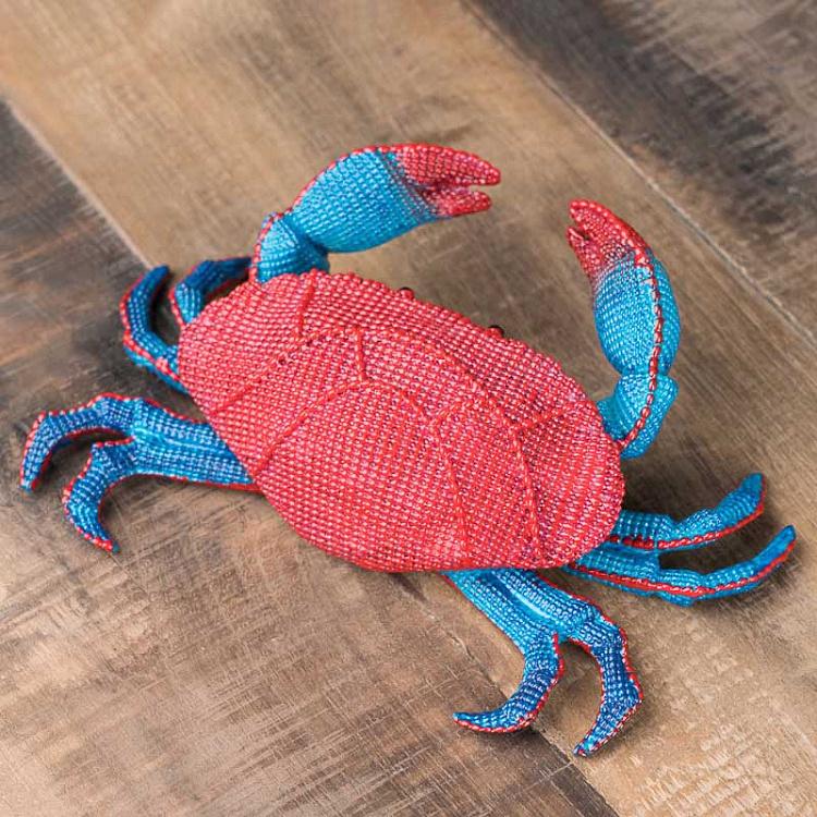 Статуэтка красно-синий Краб Blue And Red Crab