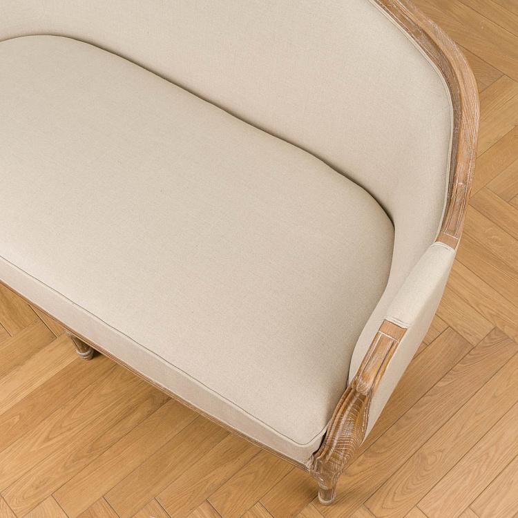 Двухместный диван Жан-Поль, песочные ножки Jean-Paul 2 Seater, Oak Sandwashed