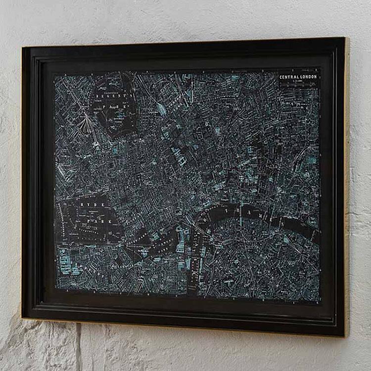 Арт-объект Карта Лондона Savoy Map London