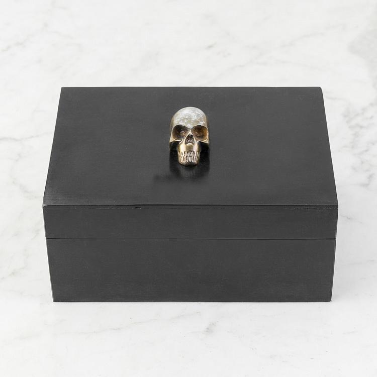 Шкатулка для украшений с черепом на крышке Skull On Lid Box