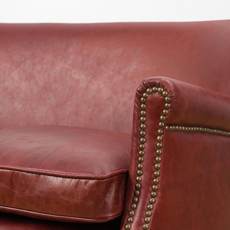 Двухместный диван Поль, чёрные ножки Paul 2 Seater, Black Wood D