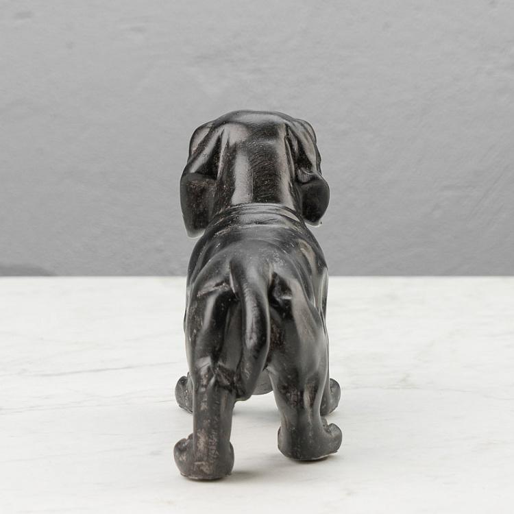 Статуэтка Антрацитовая такса Dachshund Anthracite