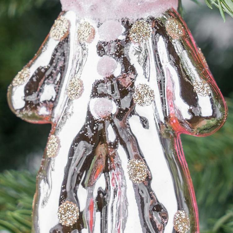 Ёлочная игрушка Розовый клоун Glass Clown Pink 14 cm