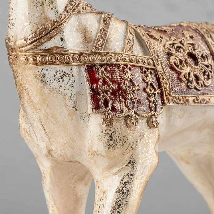 Новогодняя фигурка Золотистый олень 2 Deer Silver/Gold 2 36 cm