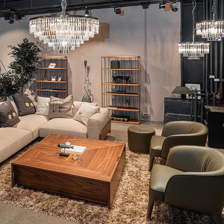 Пуфик Алимена, титановое основание Alimena Pouf, Titanium