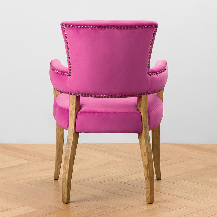 Стул Ньюпорт с подлокотниками, светлые ножки Newport Dining Chair, Oak Brown