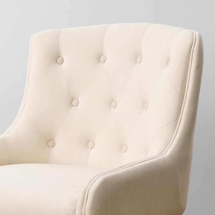 Кресло Маттео, тёмные ножки Matteo Armchair, Ash Dark Brown