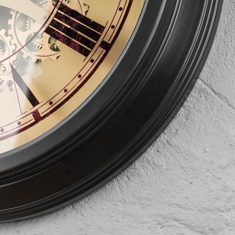 Настеные часы с шестерёнками Классика Classic Wall Clock With Gears