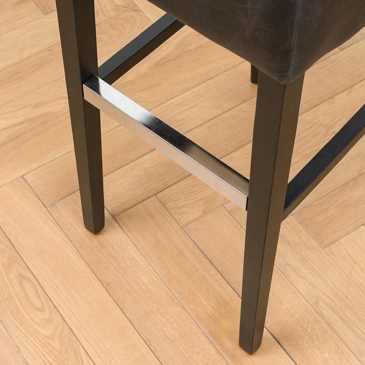 Барный стул Негрони, чёрные ножки Negroni Barstool, Oak Black