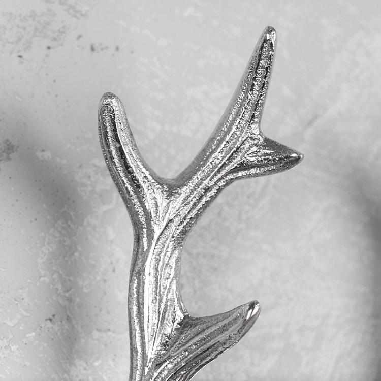 Четырёхместная настенная вешалка со стилизацией оленьих рогов Coat Rack Antlers 4 Hooks