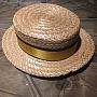 Винтажная шляпа Vintage Canotier 2
