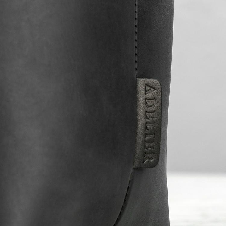 Кожаная корзина для хранения Leather Storage Basket