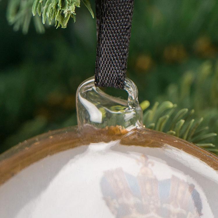 Ёлочная игрушка Медальон с гербом Medallion With Coat Of Arms 10 cm