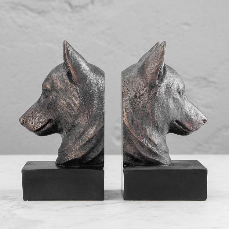 Набор из двух держателей для книг Лисицы Bookend Foxes