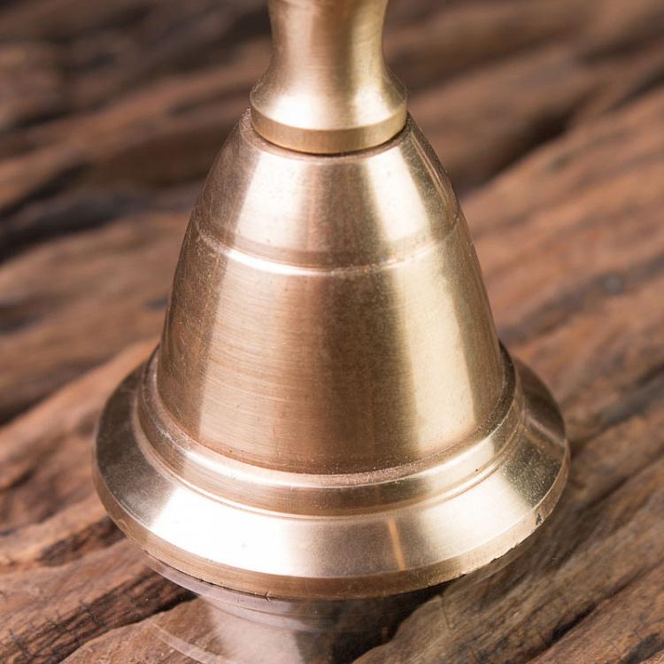 Набор из трёх ручных колокольчиков Set Of 3 Bells Brass Patina