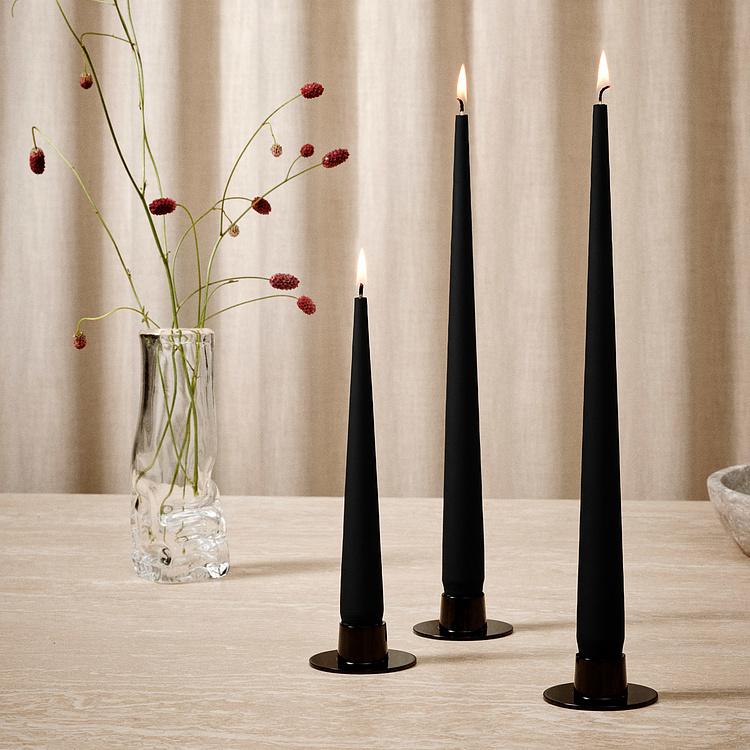 Металлический подсвечник матовый, M Candle Holder Medium Matt