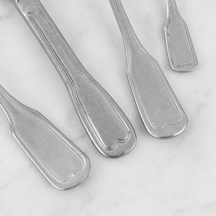 Набор из 24 столовых приборов на 6 персон по 4 предмета Витториале Set Of 24 Cutlery Pieces Vittoriale Stone Washed