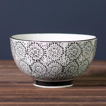 Blossom Fluff Bowl Black Small