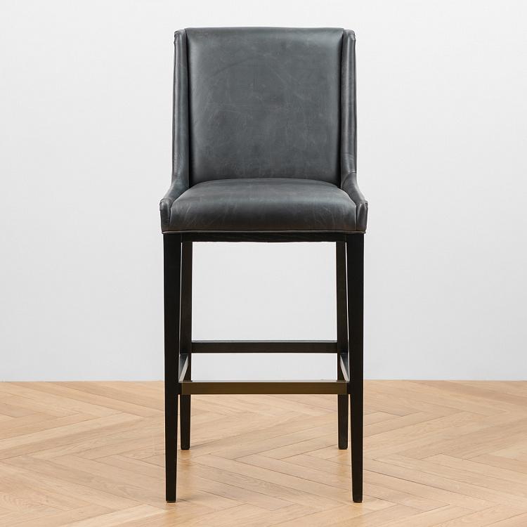 Барный стул Маргарита, чёрные ножки Margarita Barstool, Oak Black