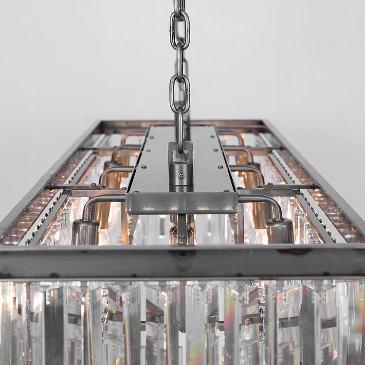 Прямоугольная люстра Одеон, M Odeon Rectangular Chandelier Medium