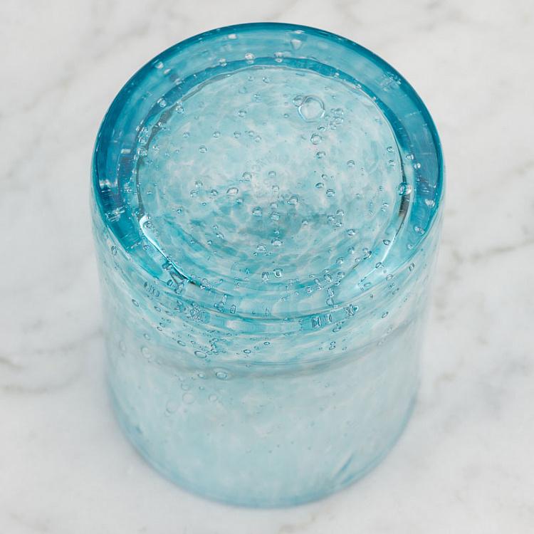 Лазурно-голубой стакан Пузырьки Bulle Craft Whisky Gobelet Bleu Azur