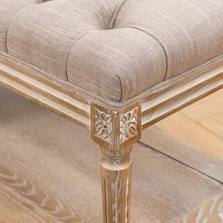 Скамейка Жан-Пьер, песочные ножки Jean-Pierre Ottoman, Oak Sandwashed