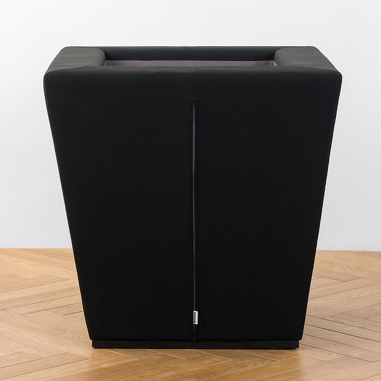 Кашпо Алюминиевый куб с тканью, L Square Planter Large