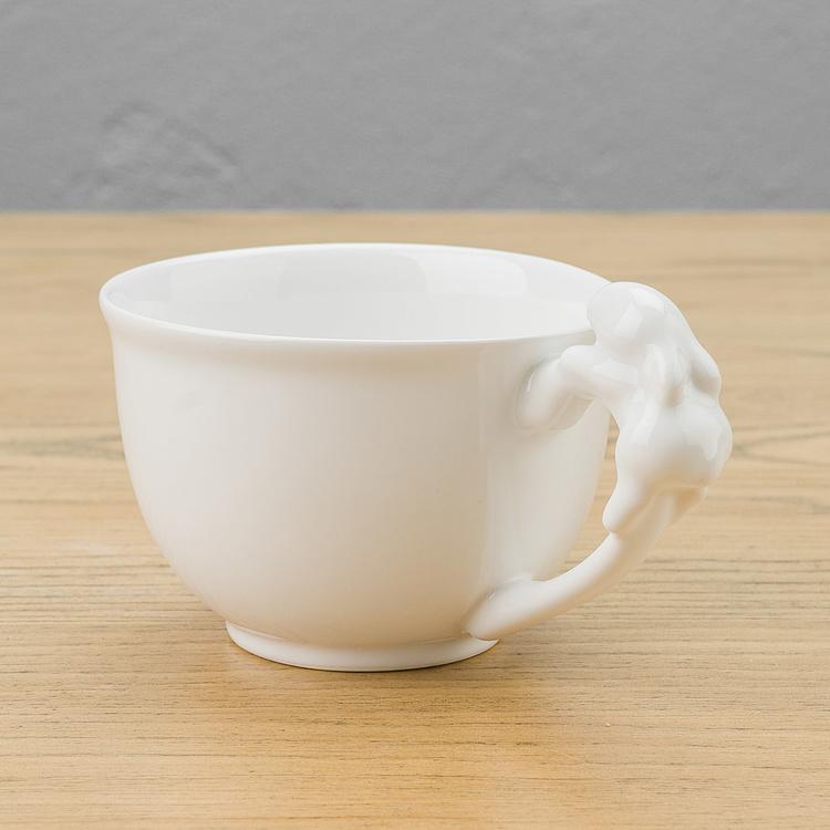 Чайная пара Белый кролик White Rabbit Tea Cup And Saucer