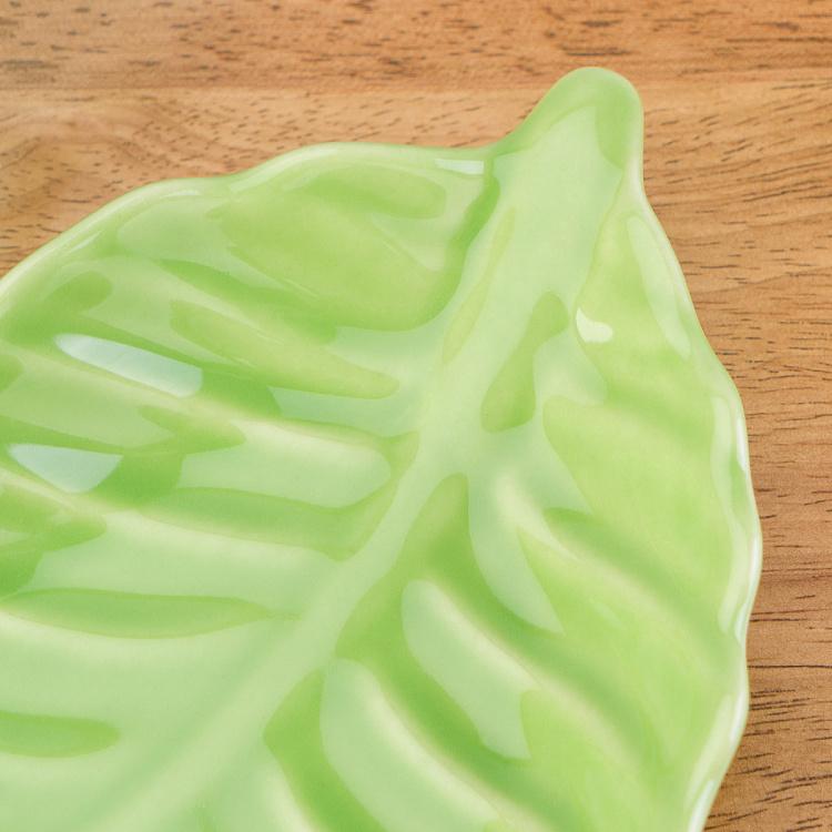 Набор из двух сервировочных блюд Пачи листья Set Of 2 Pachy Leaf Plates