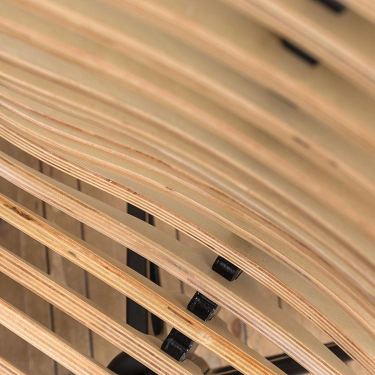 Бежевый стул Скелетон Skeleton Chair Natural/Black