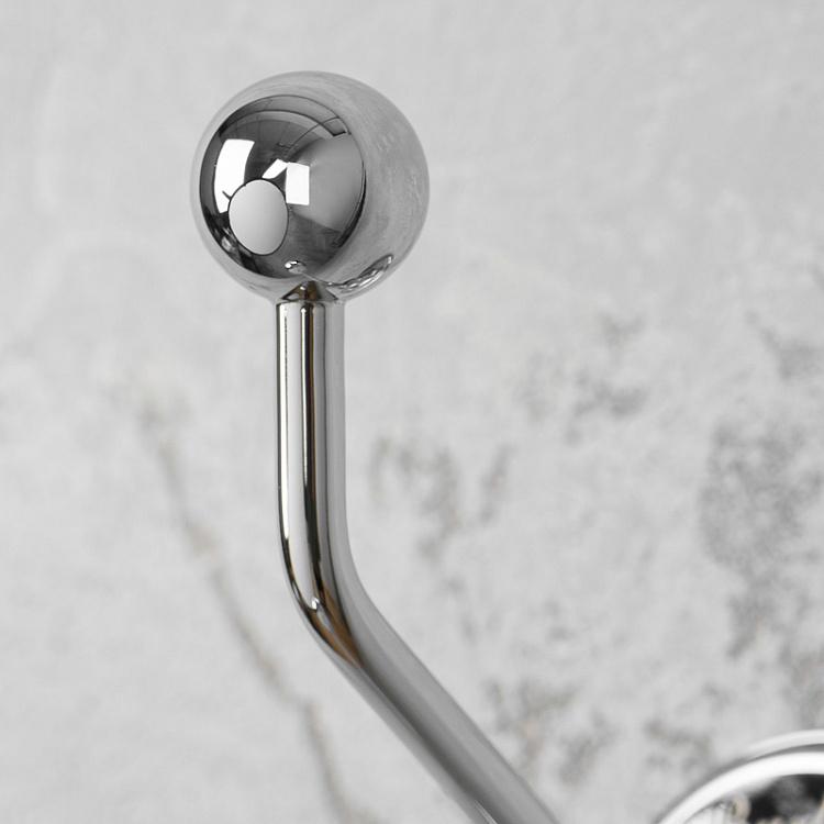 Двухрожковый крючок цвета хром Double Hook Chrome