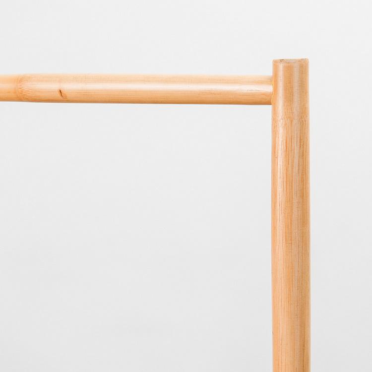 Бамбуковый держатель для полотенец Bamboo Towel Stand