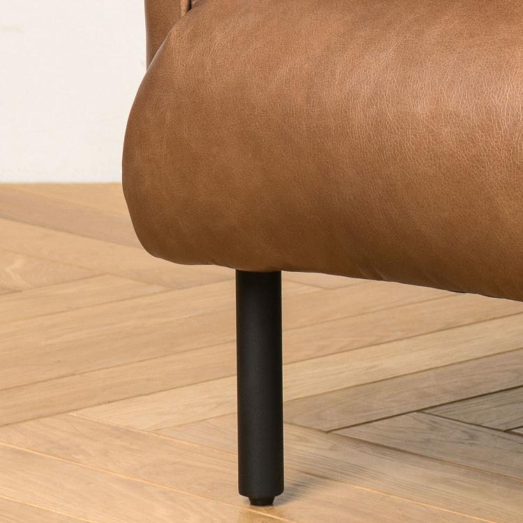 Трёхместный диван Хайвей Highway 3 Seater, Black Matt Metal RM