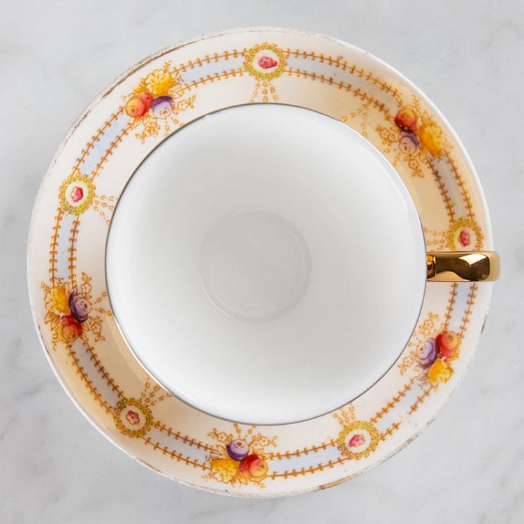 Чайная пара Reflect Soenson Crown China золото Reflect Soenson Crown China Gold