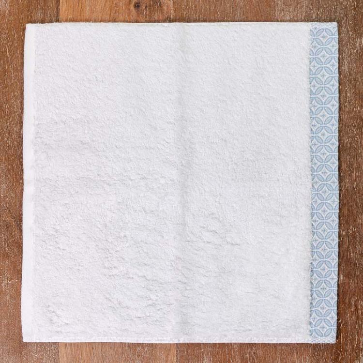 Банное полотенце со светло-синим узором, 60x120 см WA Komon Shippotunagi Bath Towel Light Blue 60x120 cm