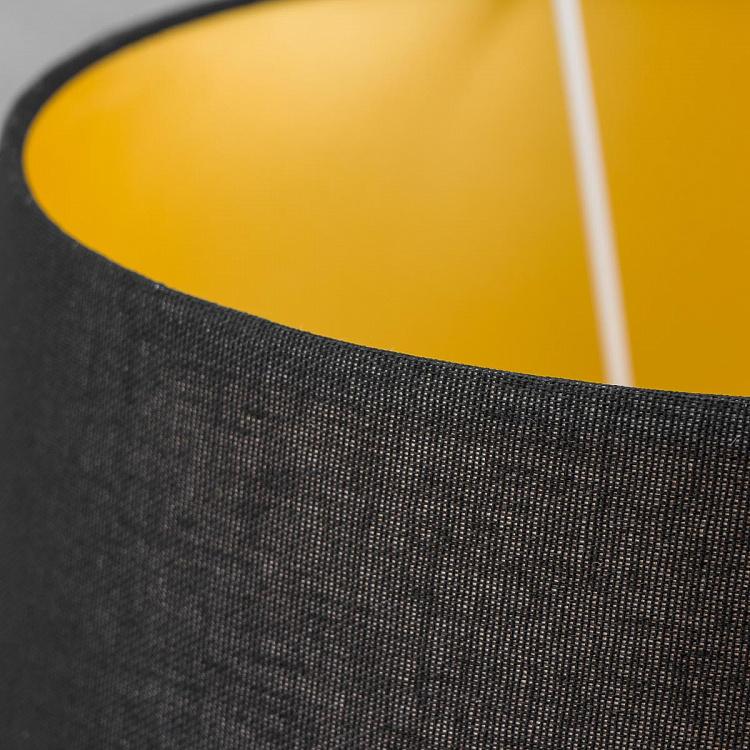 Настольная лампа с чёрным абажуром Чёрная пантера Black Panther Table Lamp With Black Shade