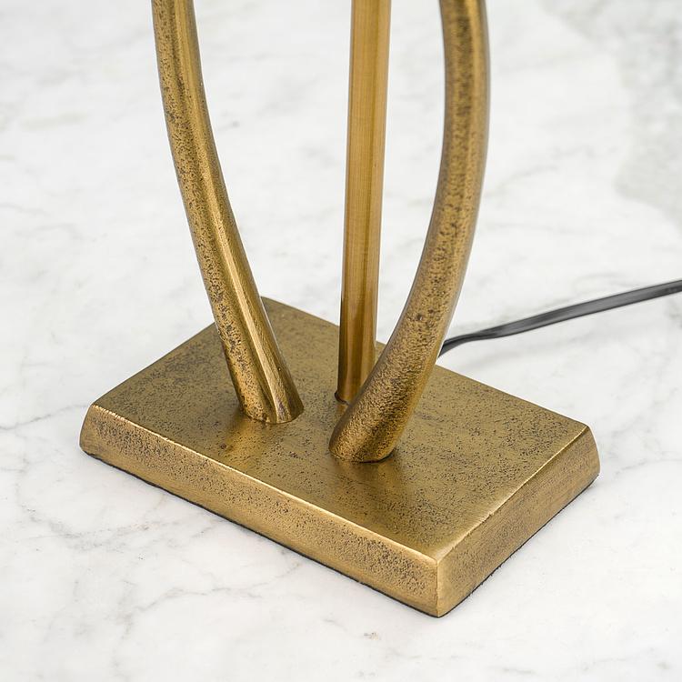 Настольная лампа с абажуром Цветок Гинкго Ginkgo Flower Table Lamp With Shade Grey