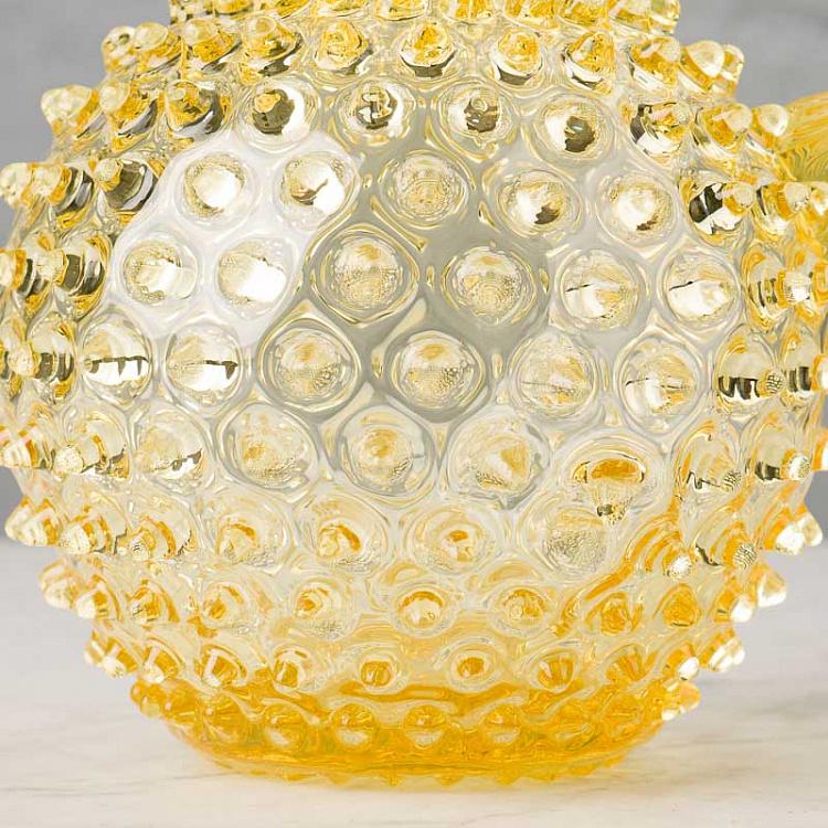 Солнечно-желтый кувшин Диамант Pitcher Hobnail Sun Yellow Large